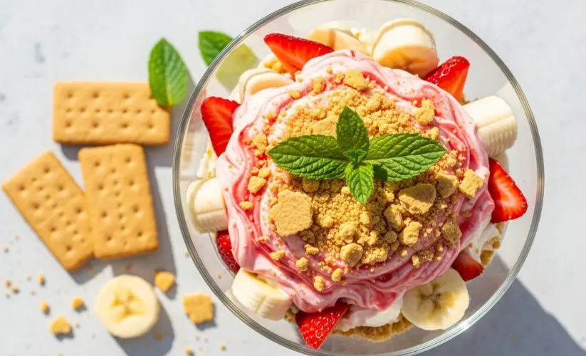 Strawberry Banana Cheesecake Salad Recipe: A Creamy, Dreamy Dessert